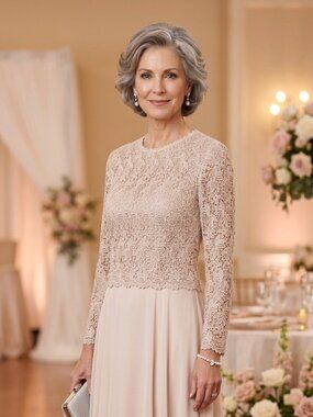 Jill Paige Original Blush Beige Size 12 100% Polyester Shell & Lining Gown